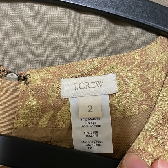 J Crew Gold Dress - Picture 6 of 6